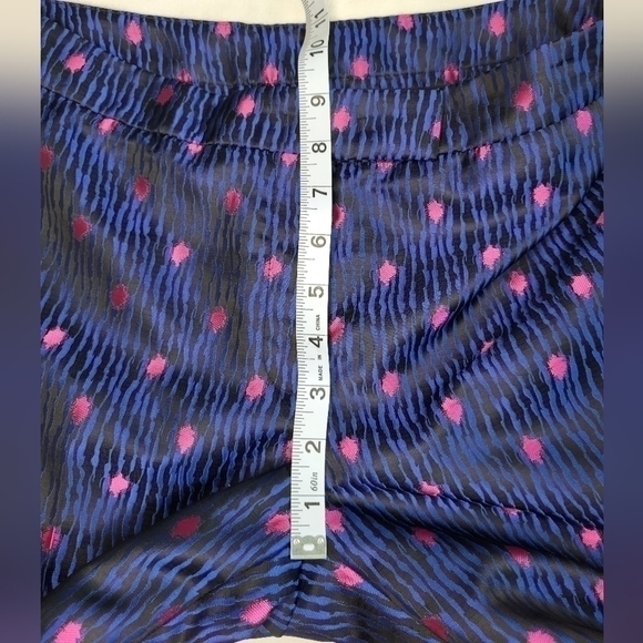 ANNE Klein Ankle Pants. Shimmery Pink and Blue. Very Beautiful. Ladies Size 6 - Picture 12 of 14